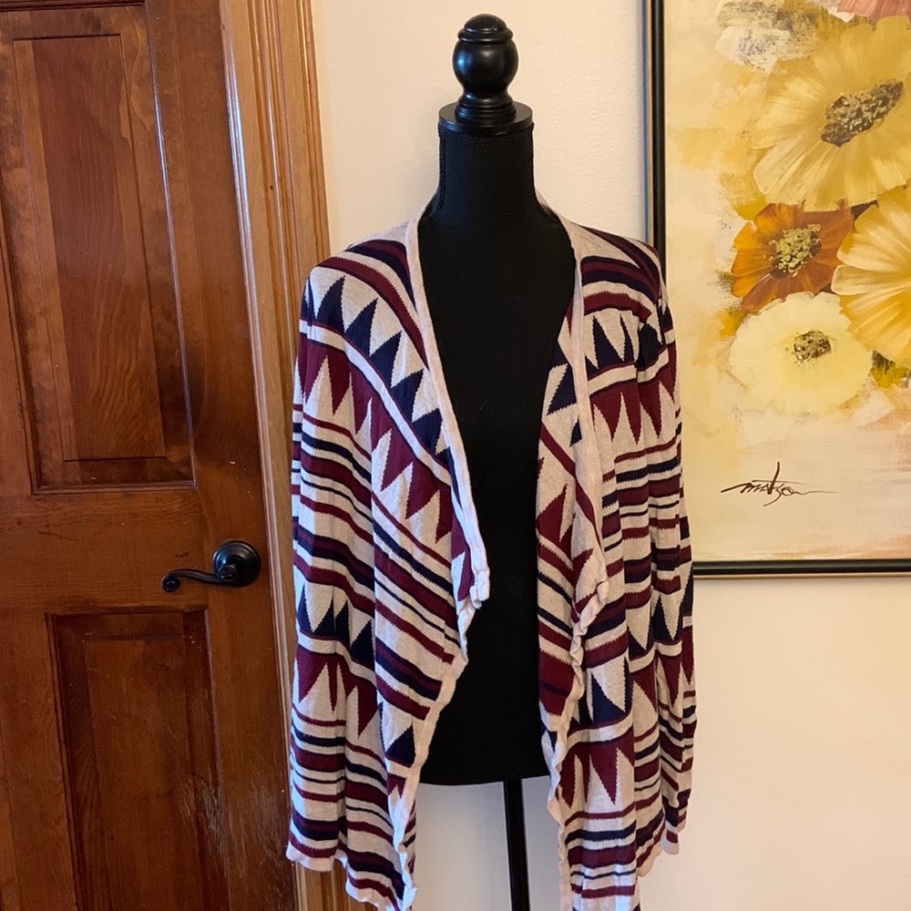 Faded Glory size XL waterfall cardigan